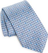 ZEGNA TIES Quadri Bird Silk Tie