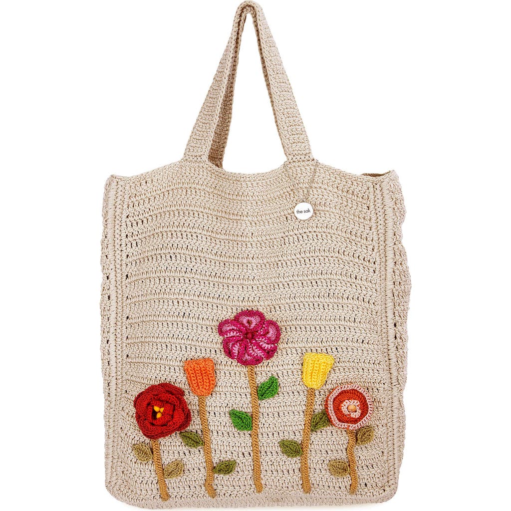 The Sak Lanie Market Tote Bag In Flower Ecru