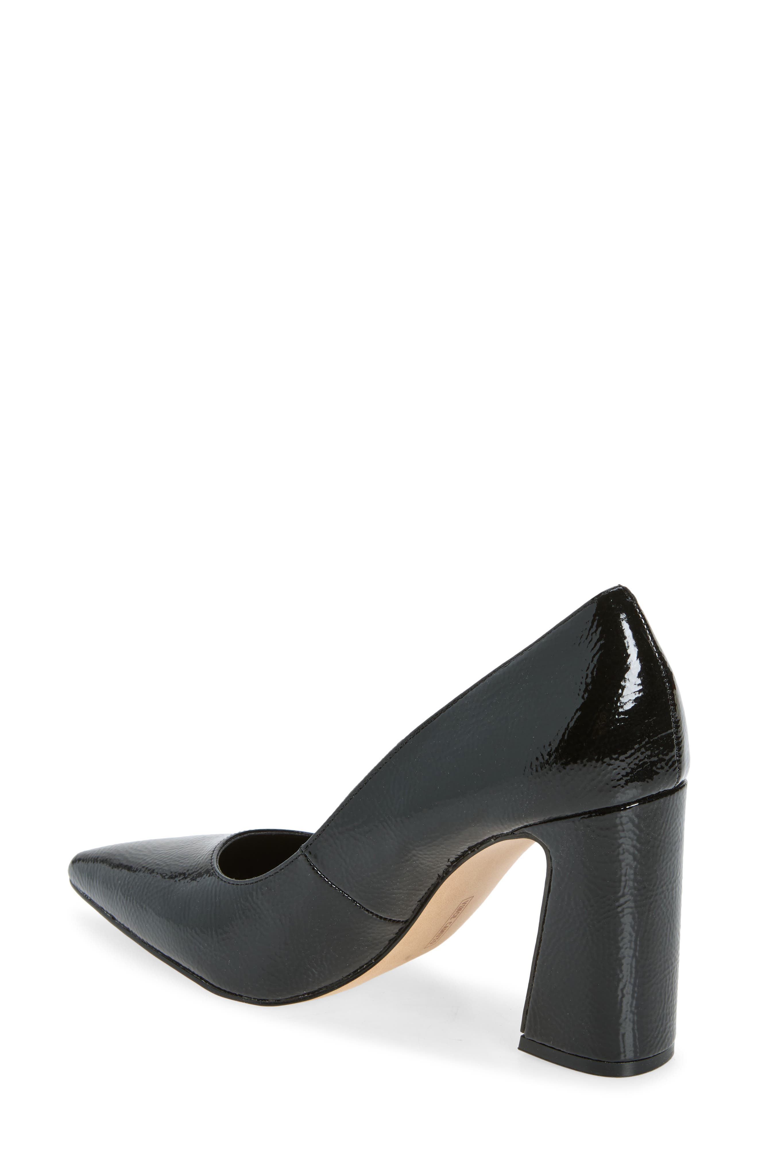 Azlin Pointed Toe Pump, Alternate, color, BLACK