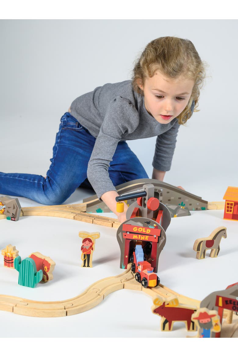 Gold Mine Train Set, Alternate, color, Multi-color