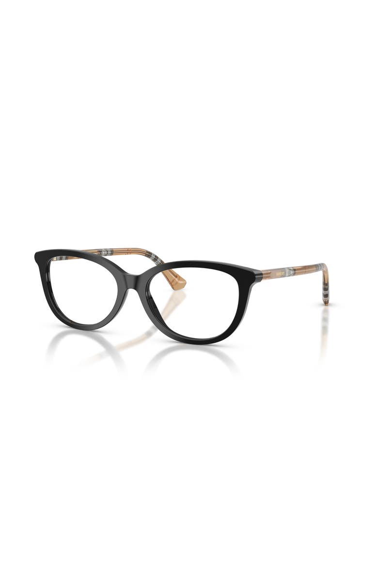 Burberry 54mm Cat Eye optical glasses, Main, color, Black