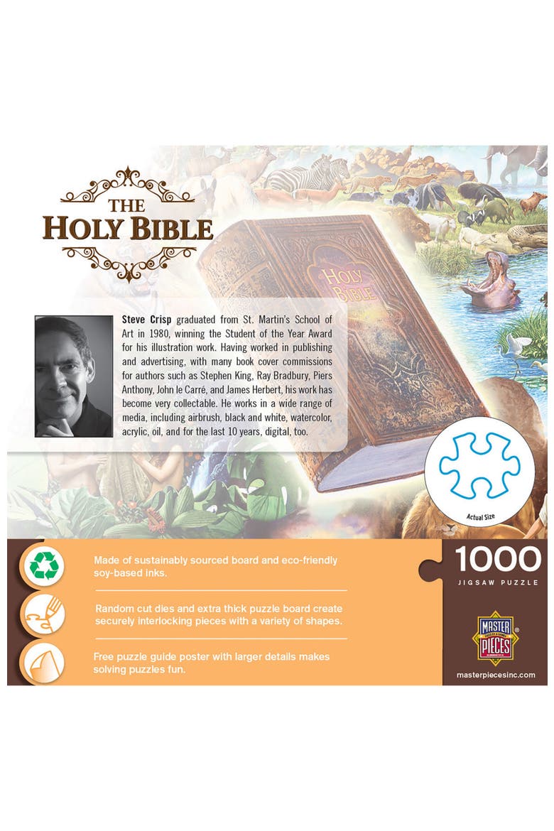 The Holy Bible 1000 Piece Jigsaw Puzzle, Alternate, color, Multicolor