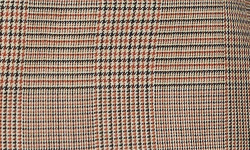 Alexander Mcqueen Mcqueen Glen Plaid Wool Martingale Blazer In Ivory-black-tobacco