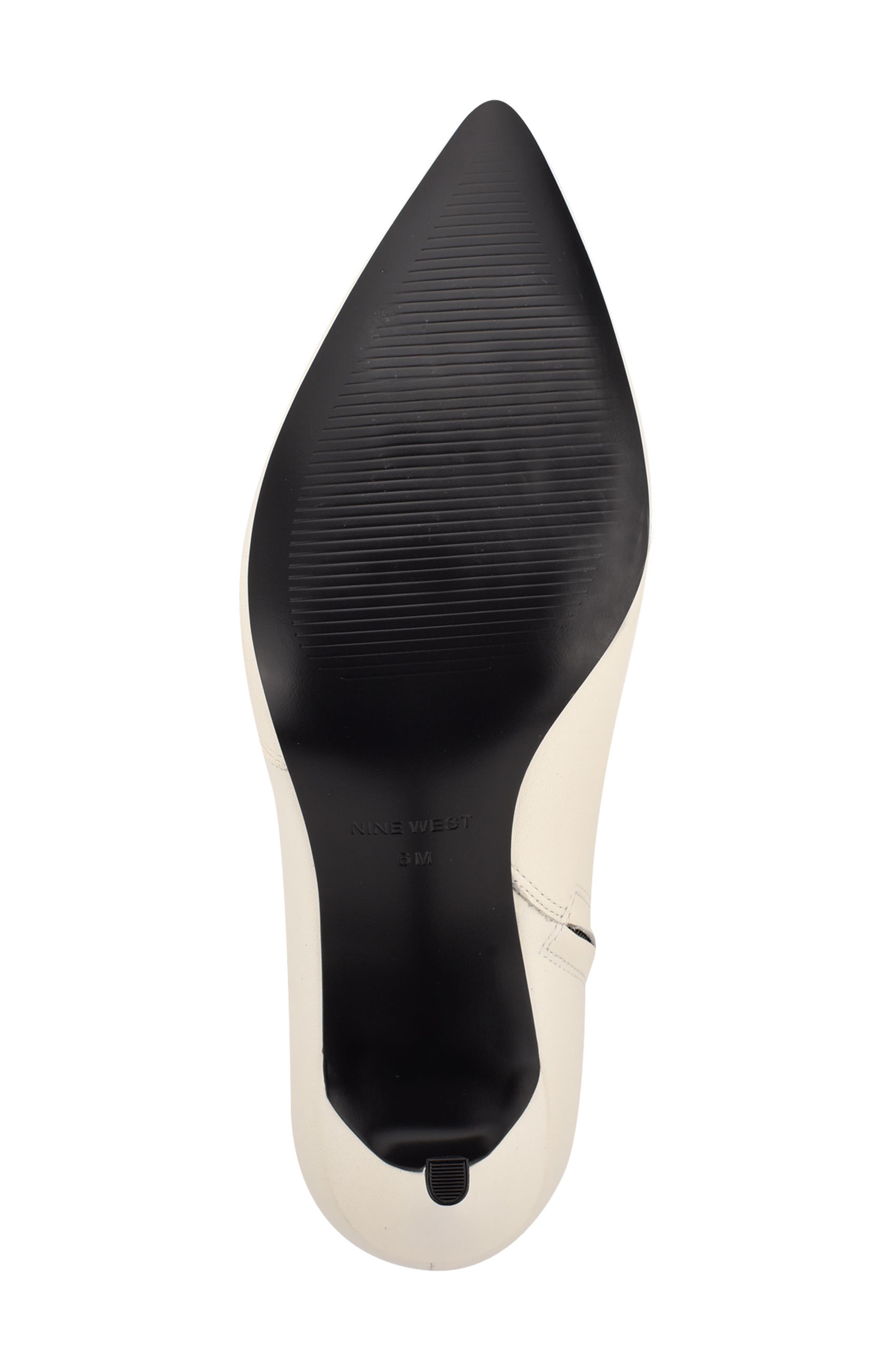 Fast Pointed Toe Bootie, Alternate, color, CREAM LEATHER