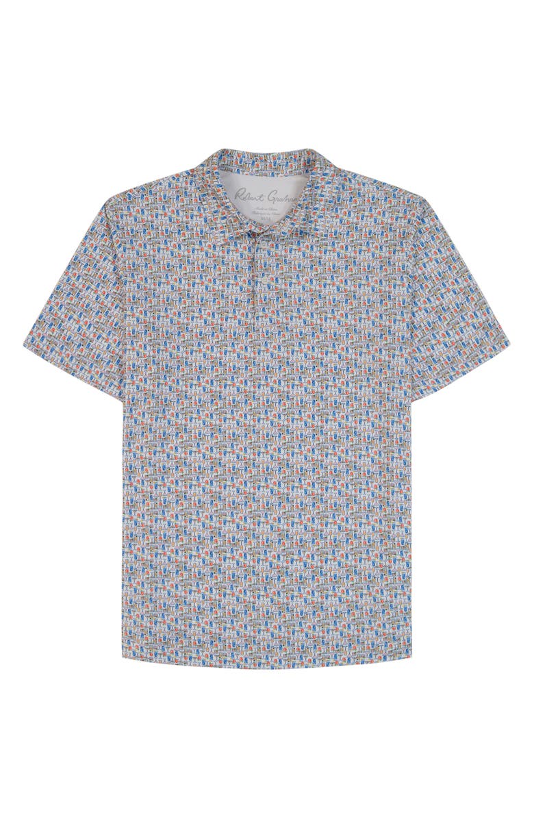 Robert Graham High Spirits Polo, Alternate, color, White Multi