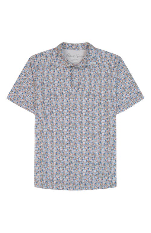 Robert Graham High Spirits Polo In Blue