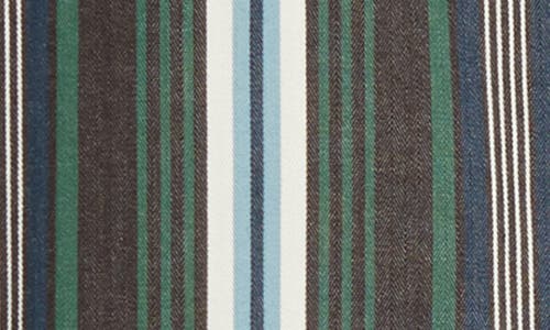 Bp. Stripe Cotton Button-down Shirt In Green