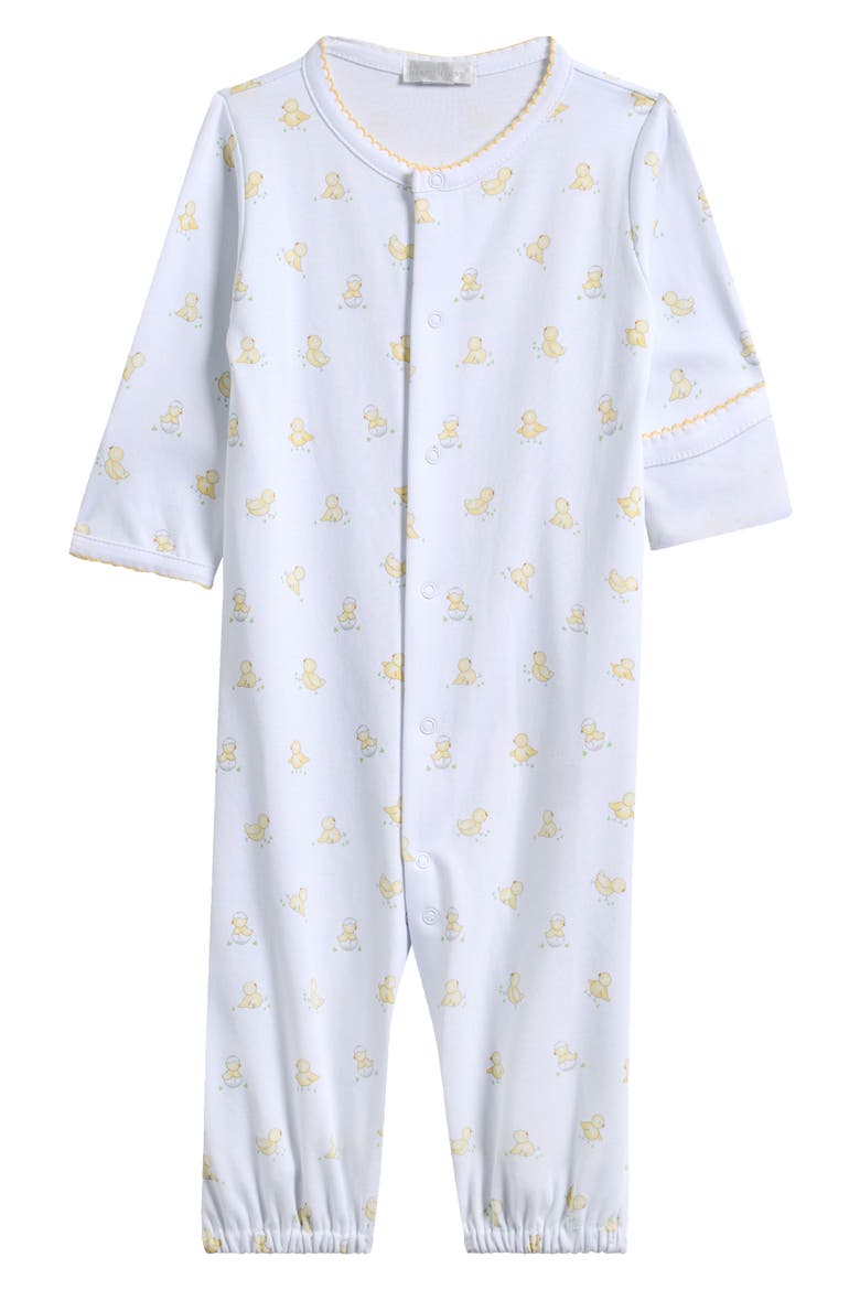 Hatchlings Print Convertible Pima Cotton Gown, Alternate, color, DUCKS