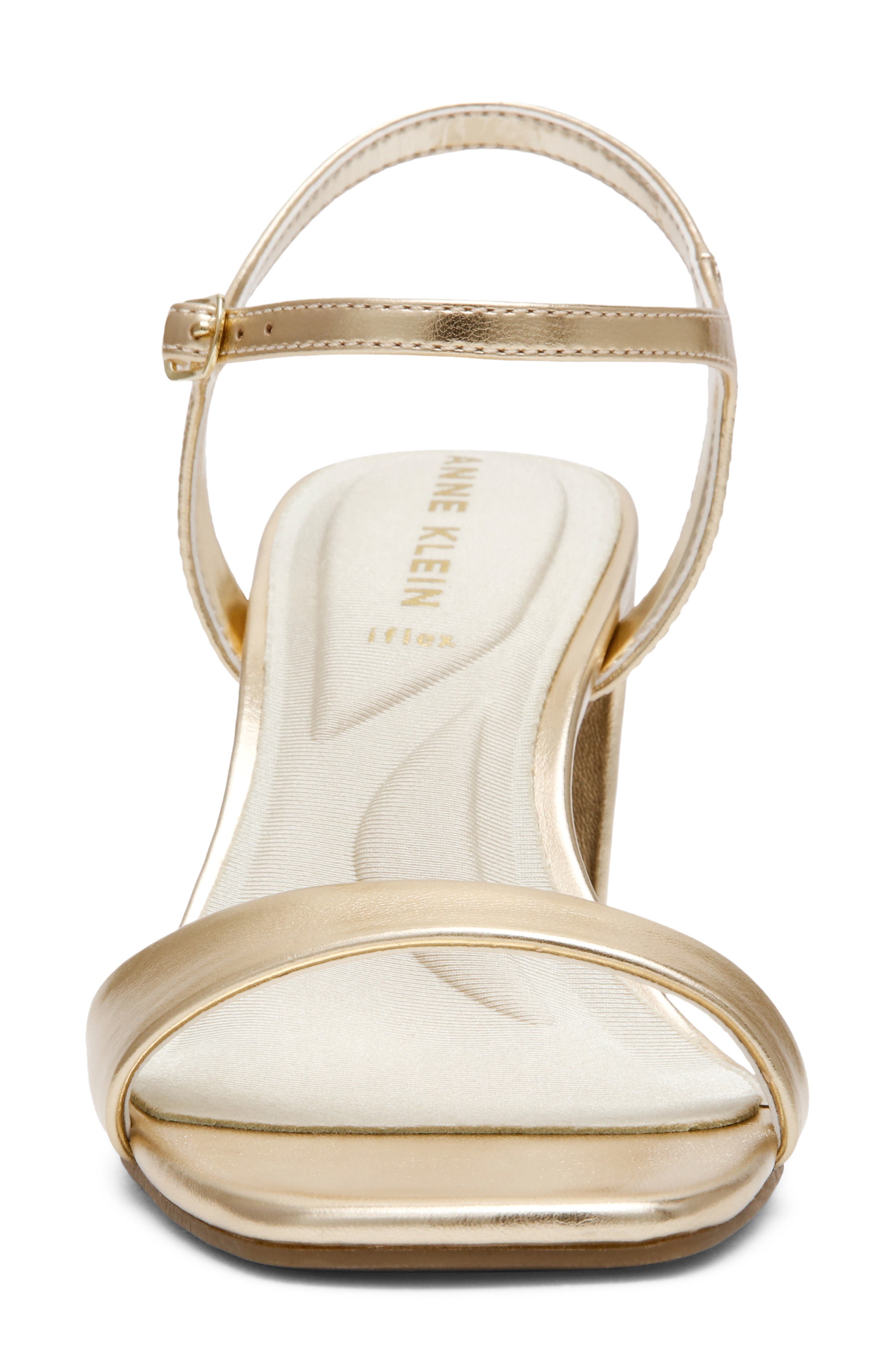 Beata Ankle Strap Sandal, Alternate, color, LIGHT GOLD