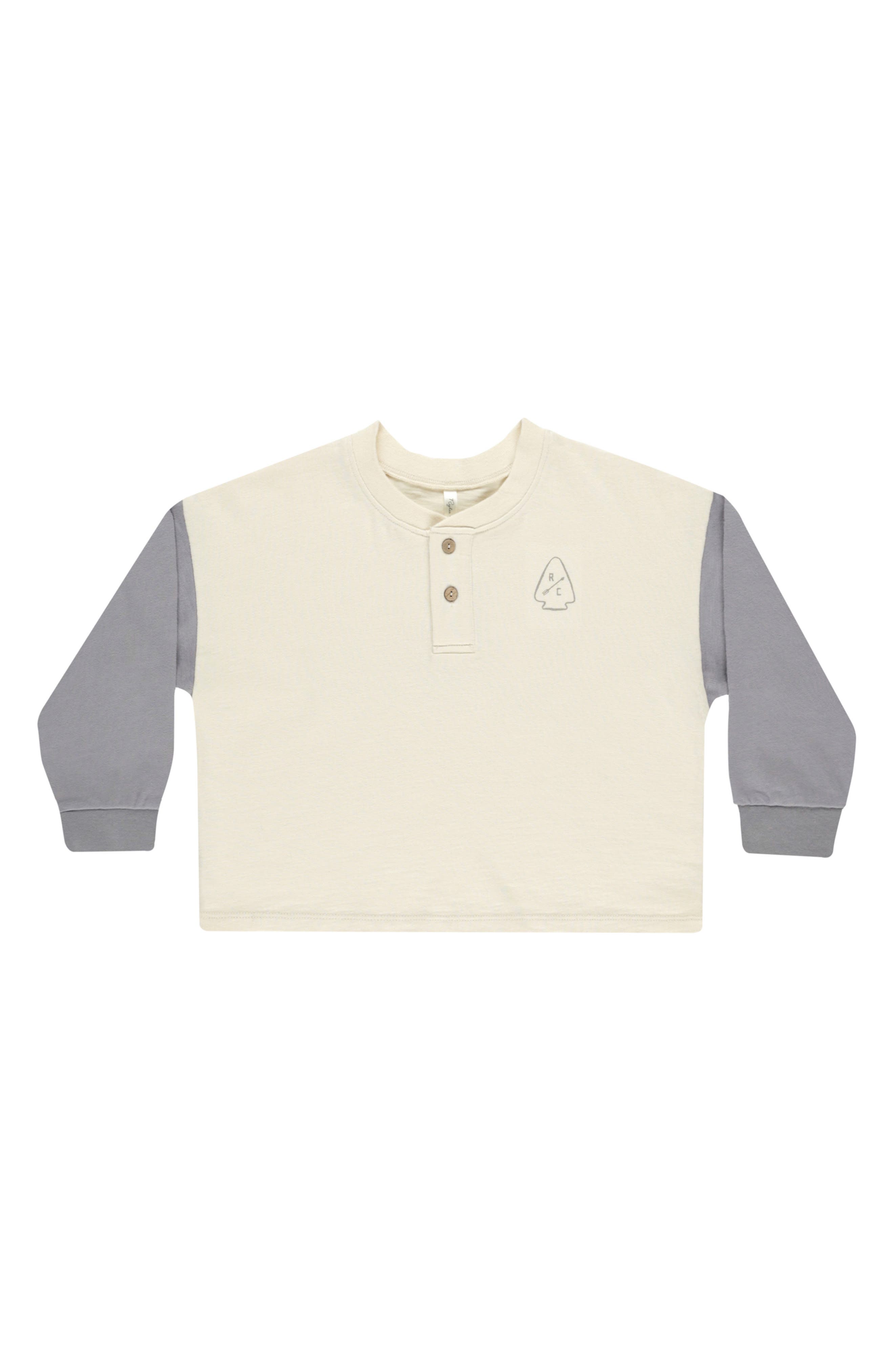 Rylee + Cru Relaxed Cotton Henley