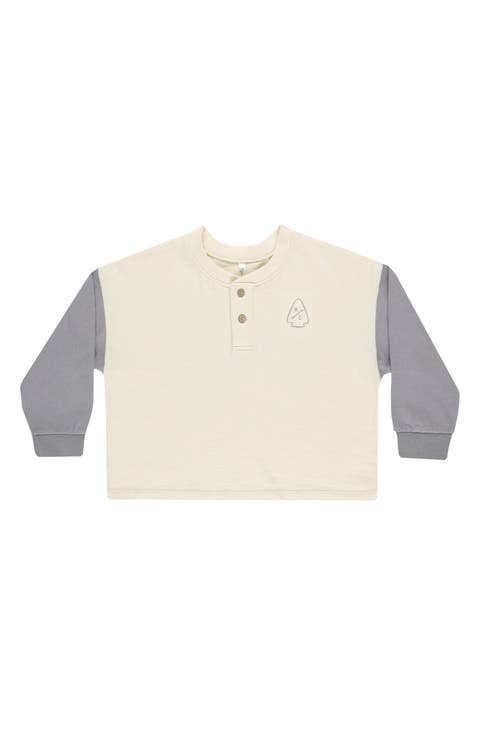 Relaxed Cotton Henley (Baby)