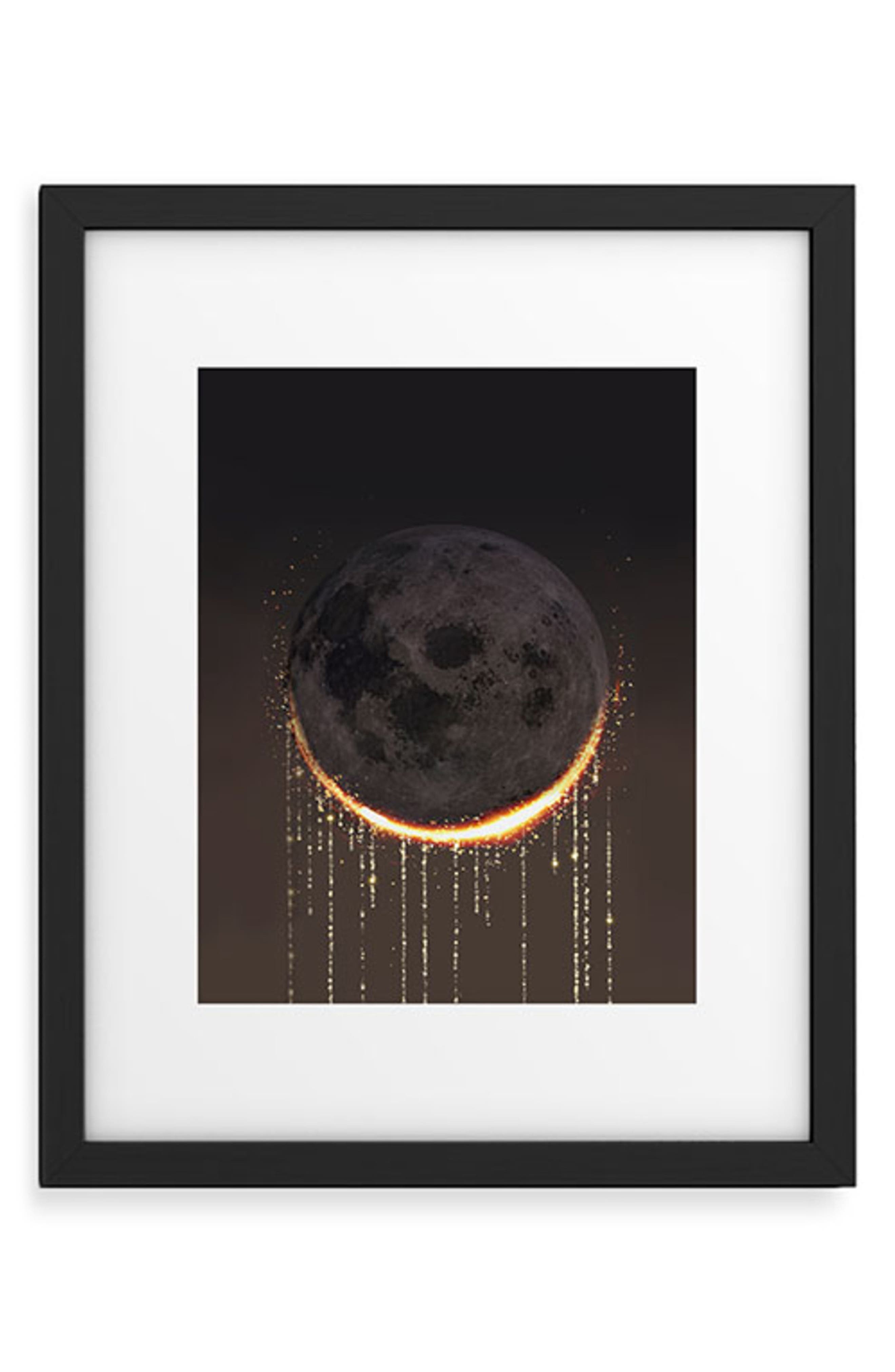 Deny Designs 'Eclipse' by Emanuela Carratoni Framed Wall Art