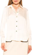 Alexia Admor Rylin Silky Front Button Blouse