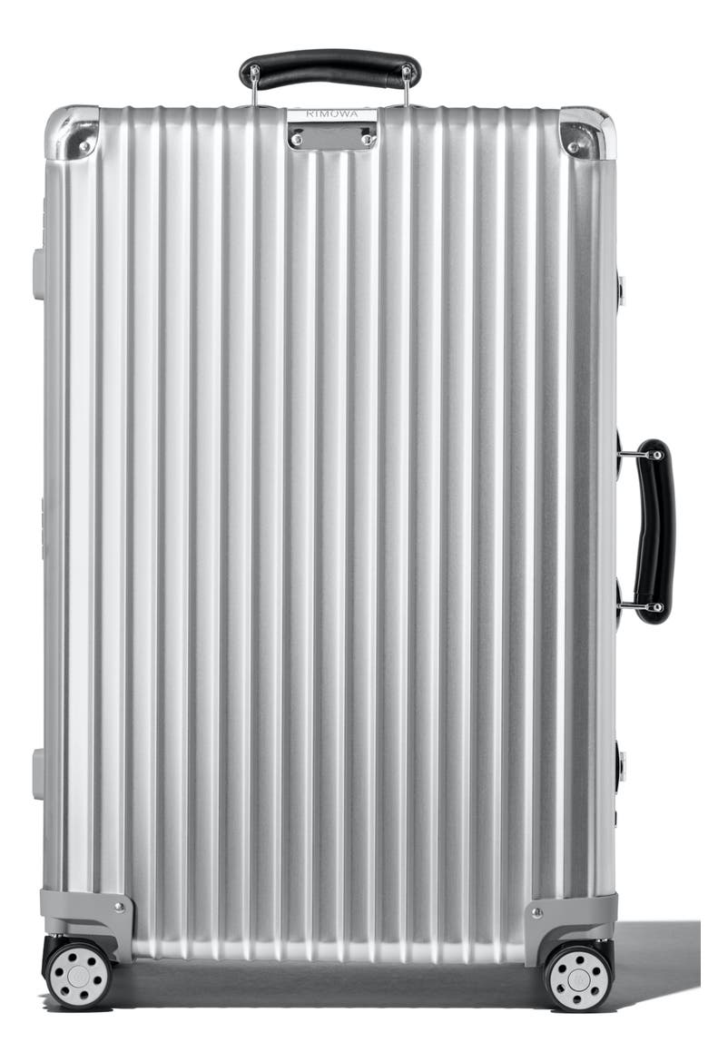 Classic Check-In Medium 27-Inch Wheeled Suitcase, Main, color, SILVER