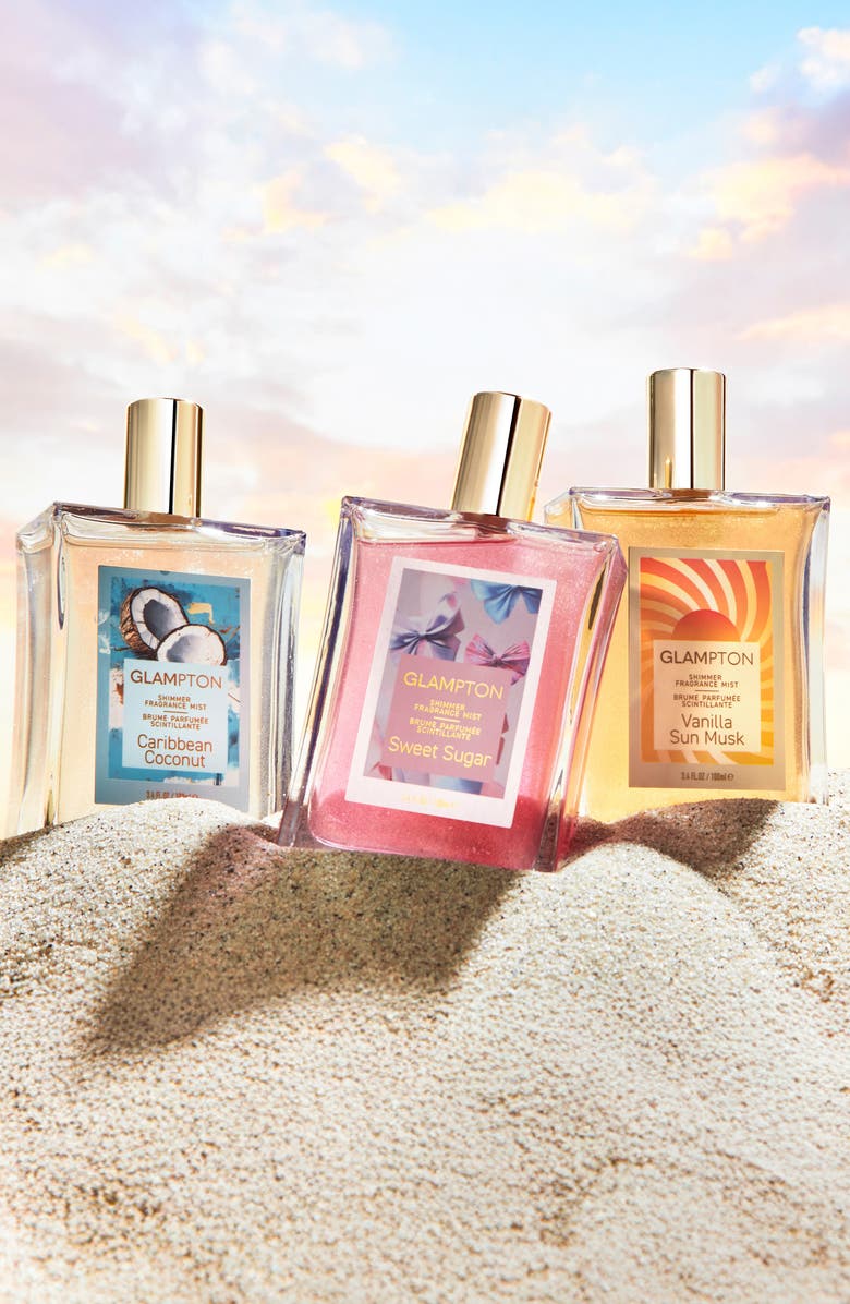 GLAMPTON Vanilla Musk Fragrance & Body Oil Set, Alternate, color, 