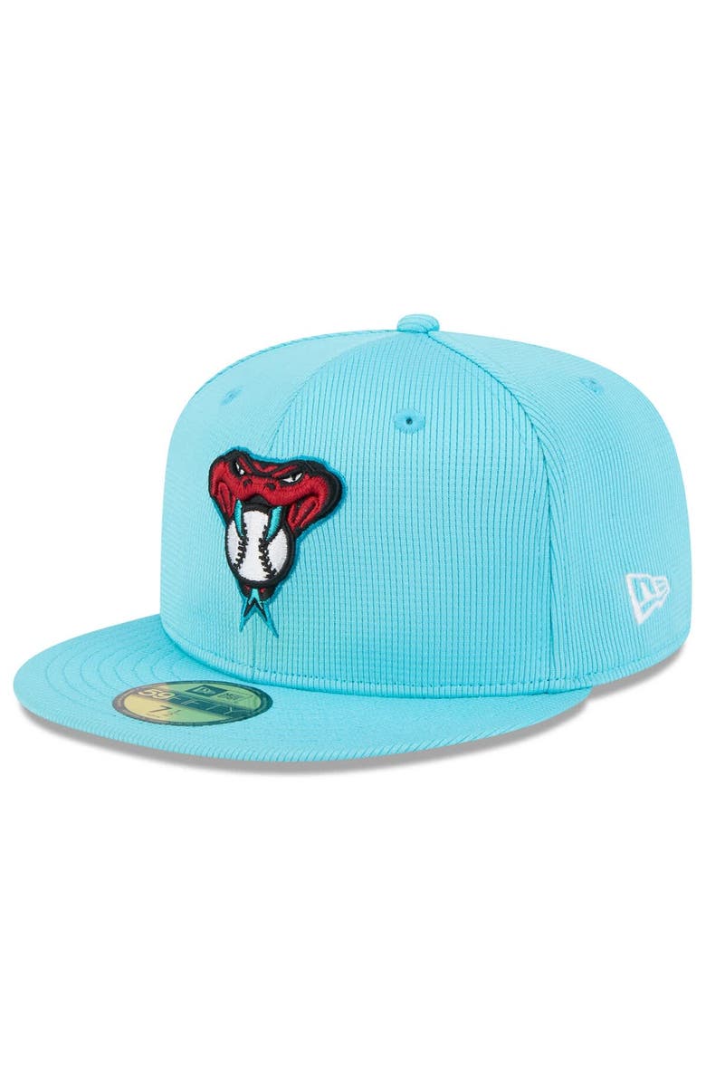 New Era Men's New Era  Teal Arizona Diamondbacks 2025 Spring Training 59FIFTY Fitted Hat, Alternate, color, 