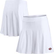 FANATICS Women's Fanatics White San Francisco 49ers Primary Logo Tennis Skort