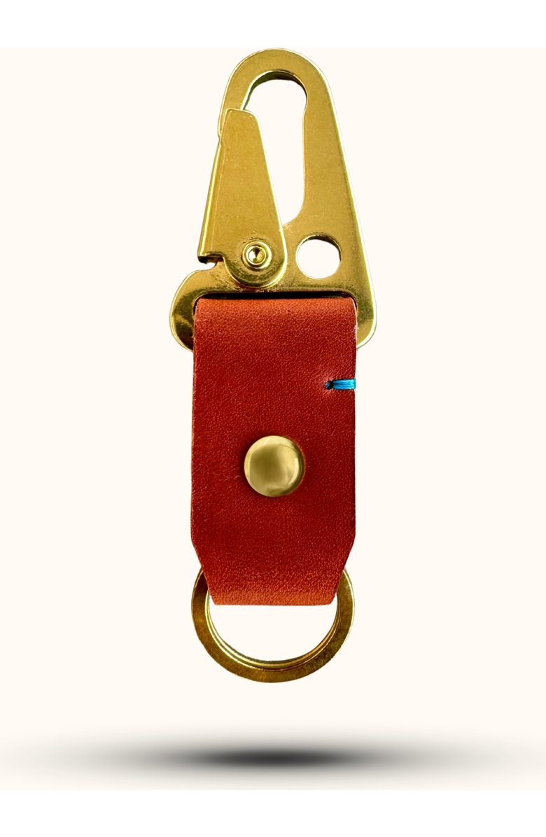 Bluebonnet The Companion Key Tag, Main, color, English Tan