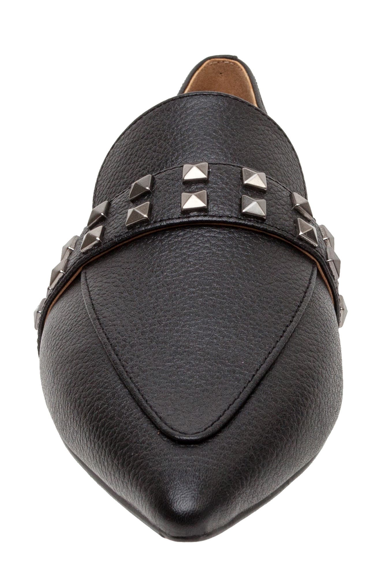 Linea Paolo Mylene Pointed Toe Flat, Alternate, color, Black