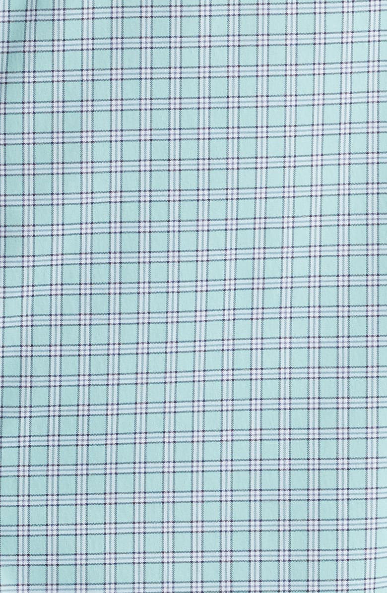 vineyard vines On-The-Go Check Performance Nylon Blend Button-Down Shirt, Alternate, color, 