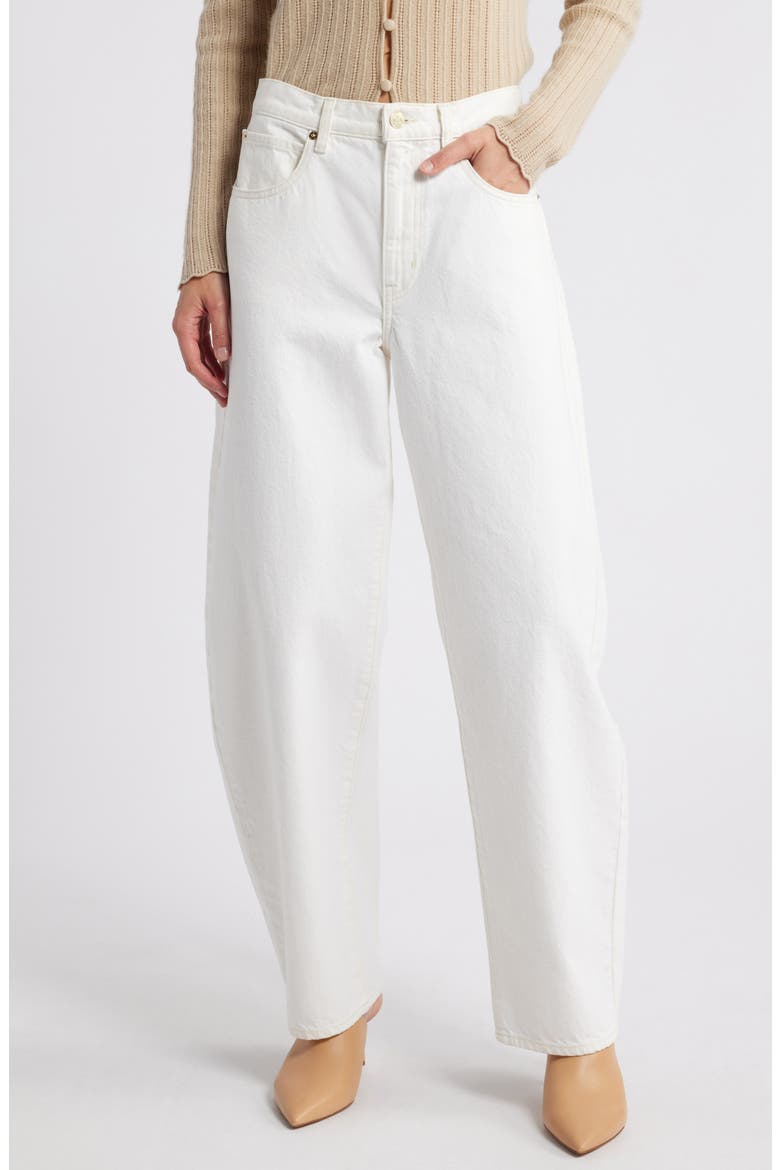 Low Slung Barrel Jeans, Main, color, AU NATURAL CLEAN