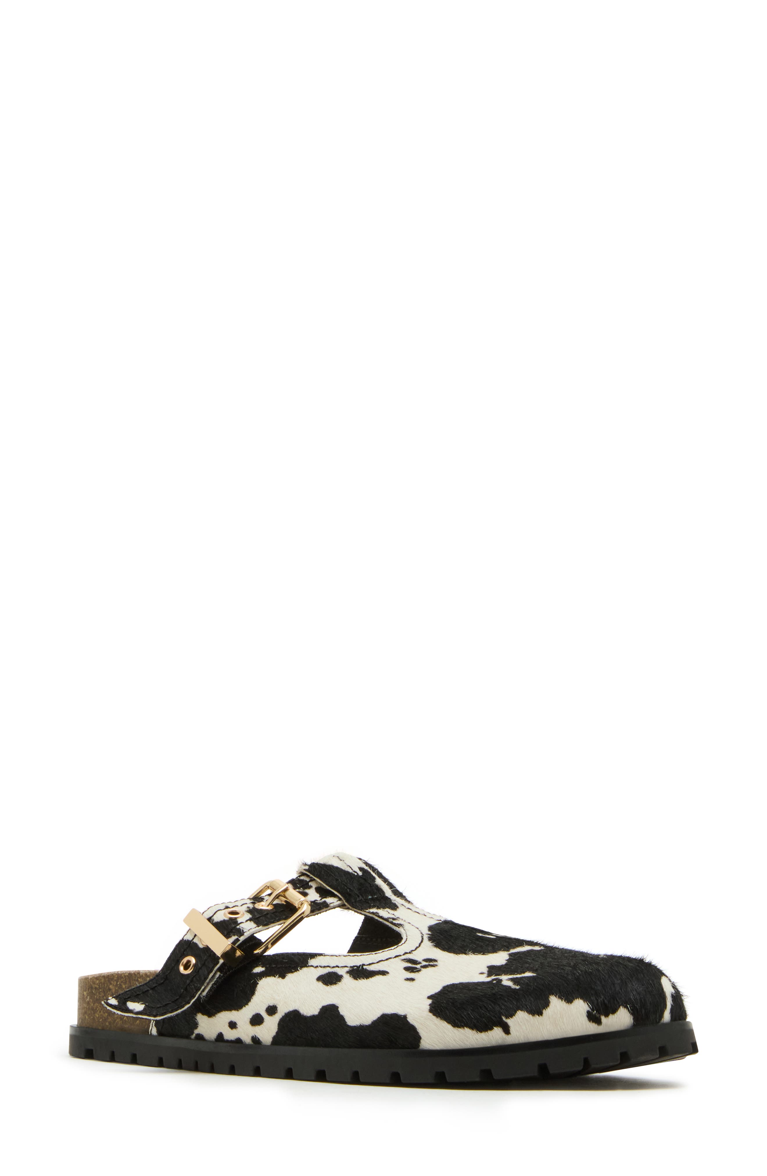 Steve Madden Atticus Genuine Calf Hair Clog, Main, color, 