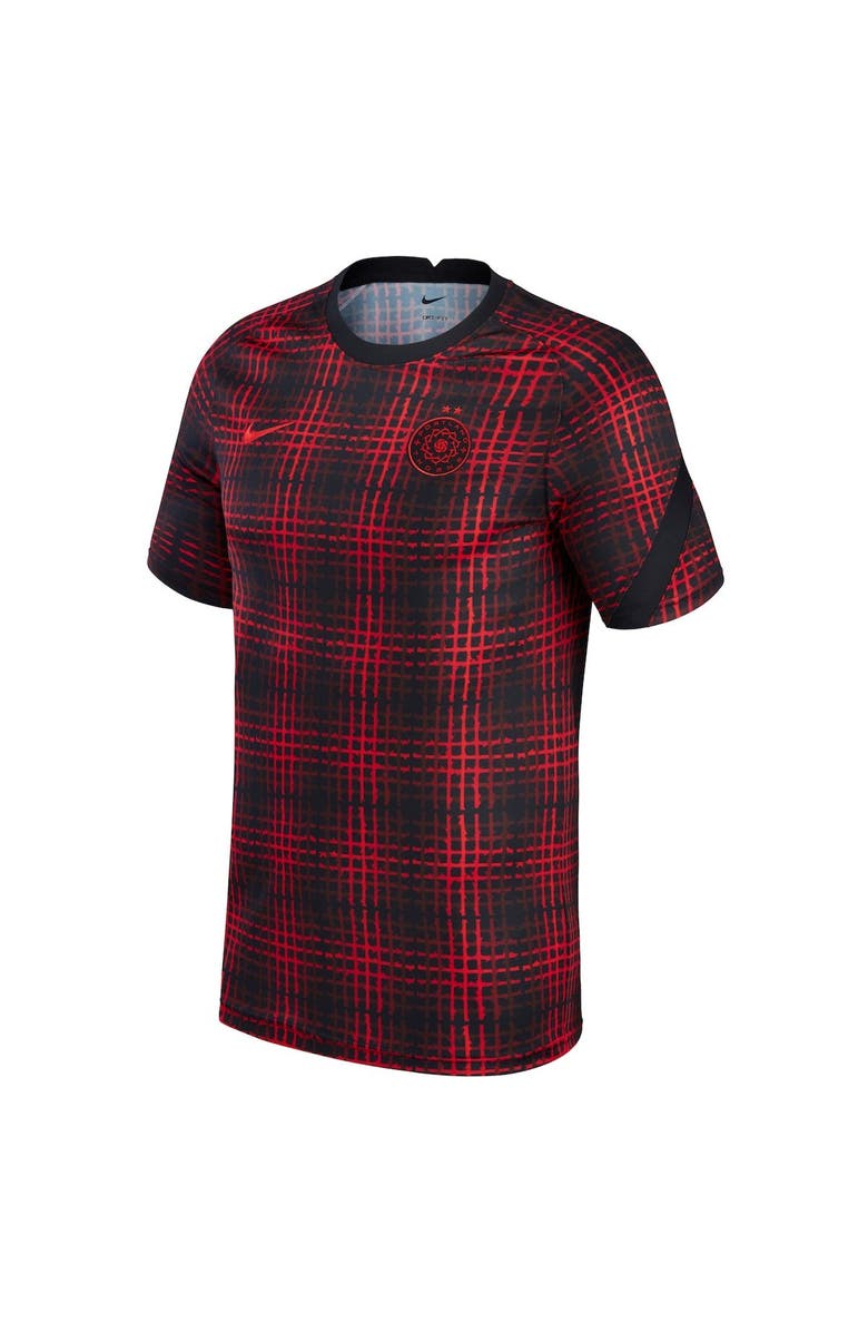 Nike Men's Nike Black Portland Thorns FC 2021/2022 Pre-Match Performance Top, Alternate, color, Black