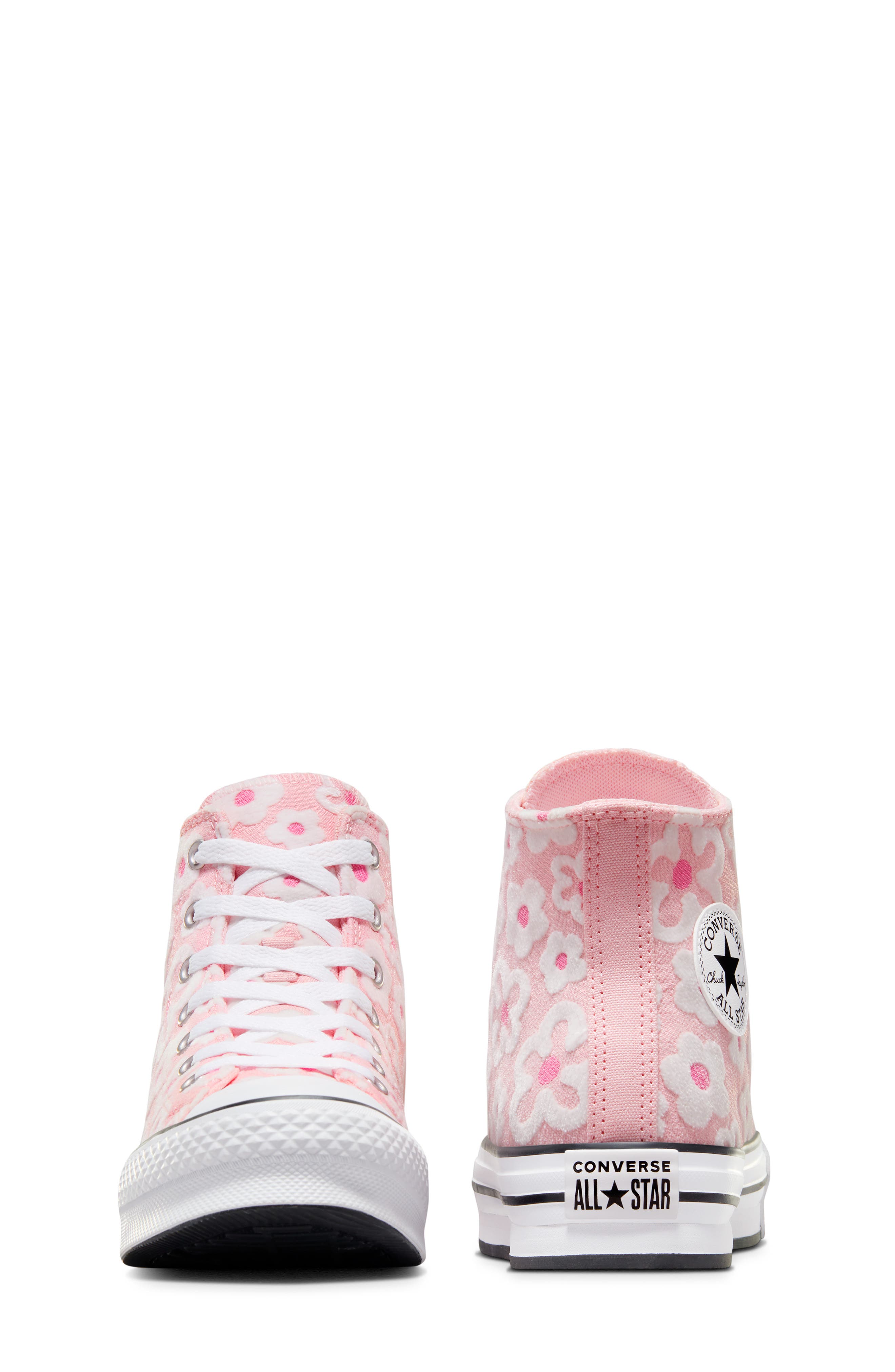 Converse Kids' Chuck Taylor<sup>®</sup> All Star<sup>®</sup> EVA Lift High Top Sneaker, Alternate, color, Donut Glaze/Oops Pink