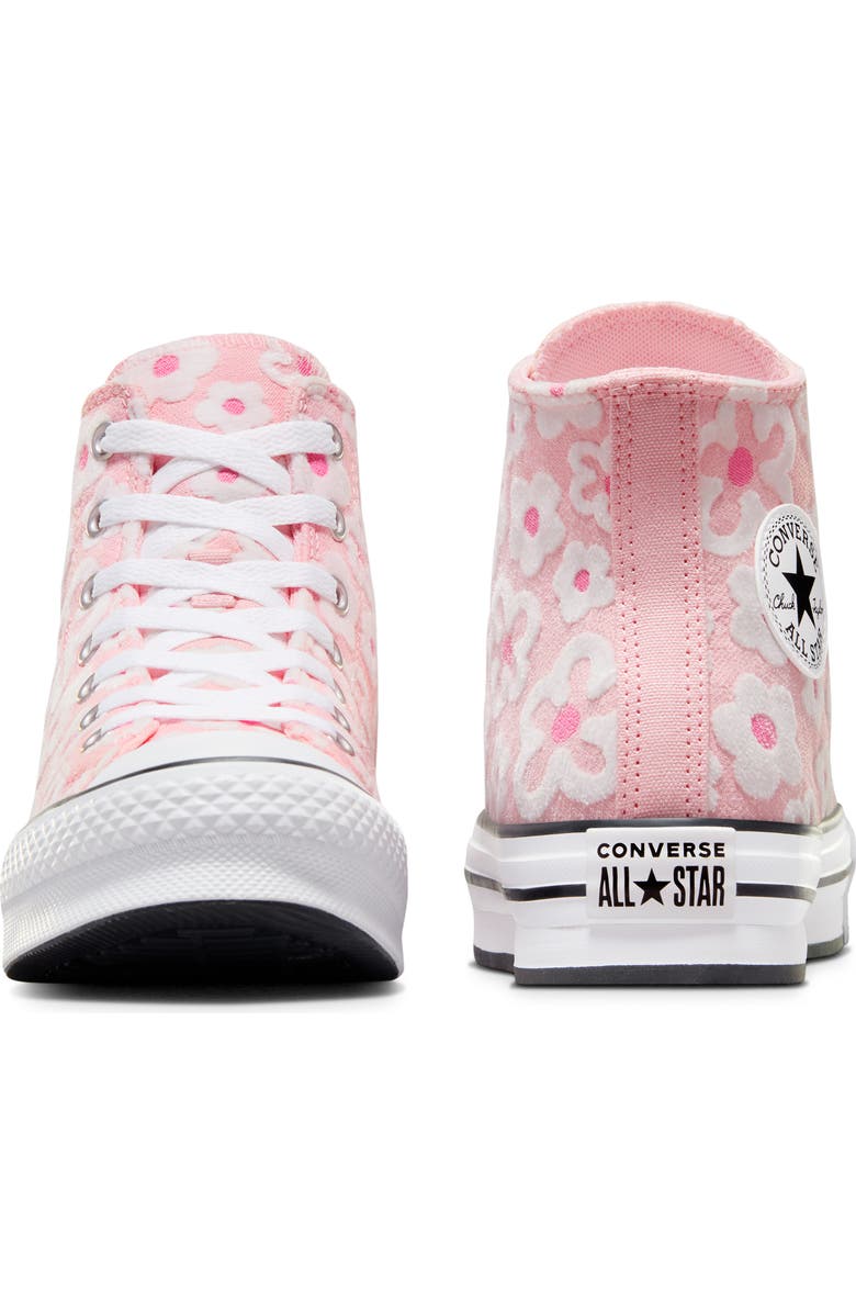 Converse Kids' Chuck Taylor<sup>®</sup> All Star<sup>®</sup> EVA Lift High Top Sneaker, Alternate, color, Donut Glaze/Oops Pink