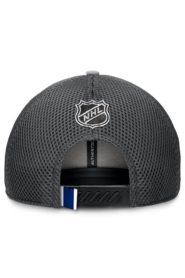 Men's Fanatics Gray Toronto Maple Leafs Authentic Pro Home Ice Trucker Adjustable Hat, Alternate, color, Gray