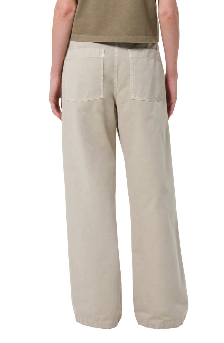 AGOLDE Yuna Low Rise Wide Leg Utility Pants, Alternate, color, Pumice