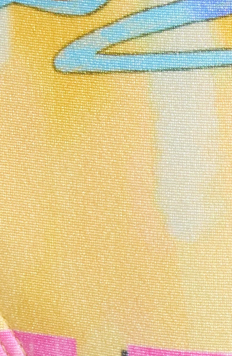 Rip Curl Hotel Malibu High Leg Cheeky Bikini Bottoms, Alternate, color, Yellow Multi