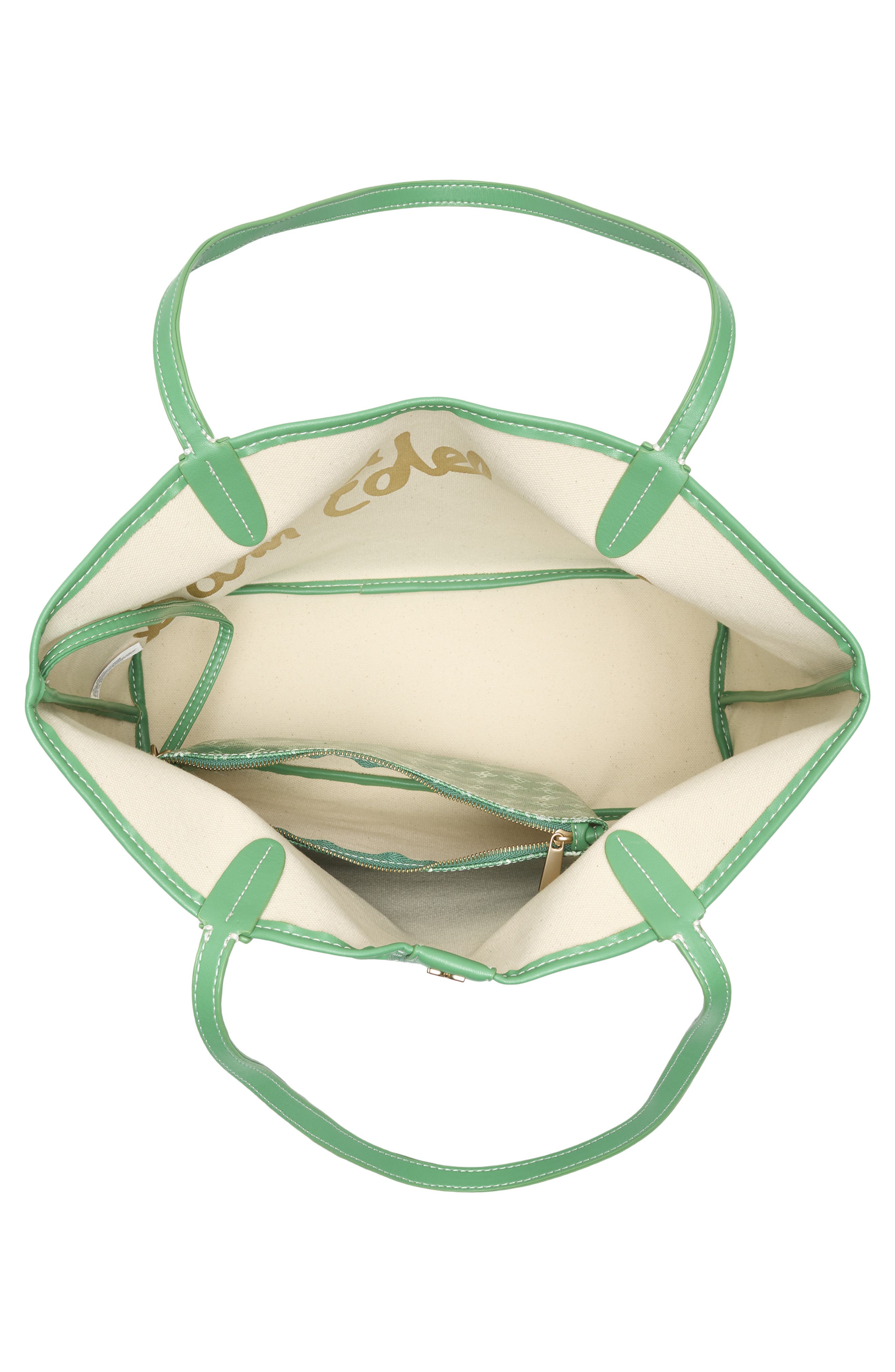 Sam Edelman Harper Monogram Medium Shopper Tote Bag, Alternate, color, 