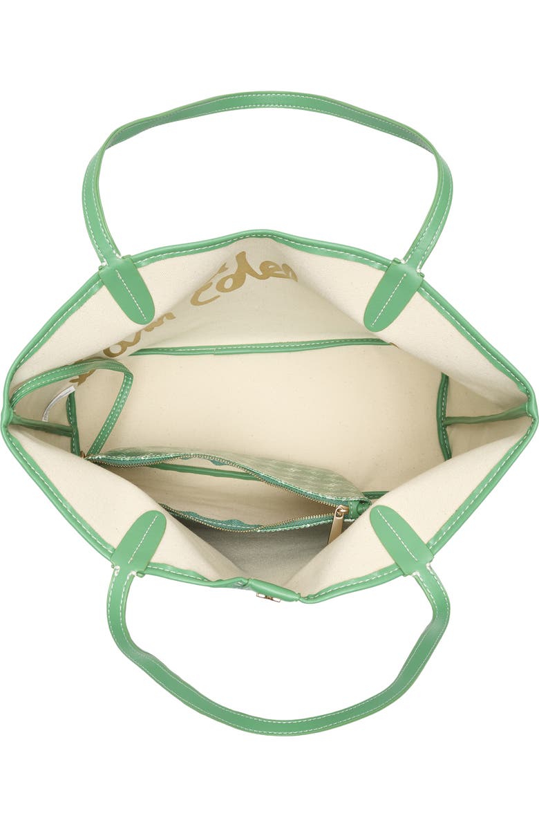 Sam Edelman Harper Monogram Medium Shopper Tote Bag, Alternate, color,