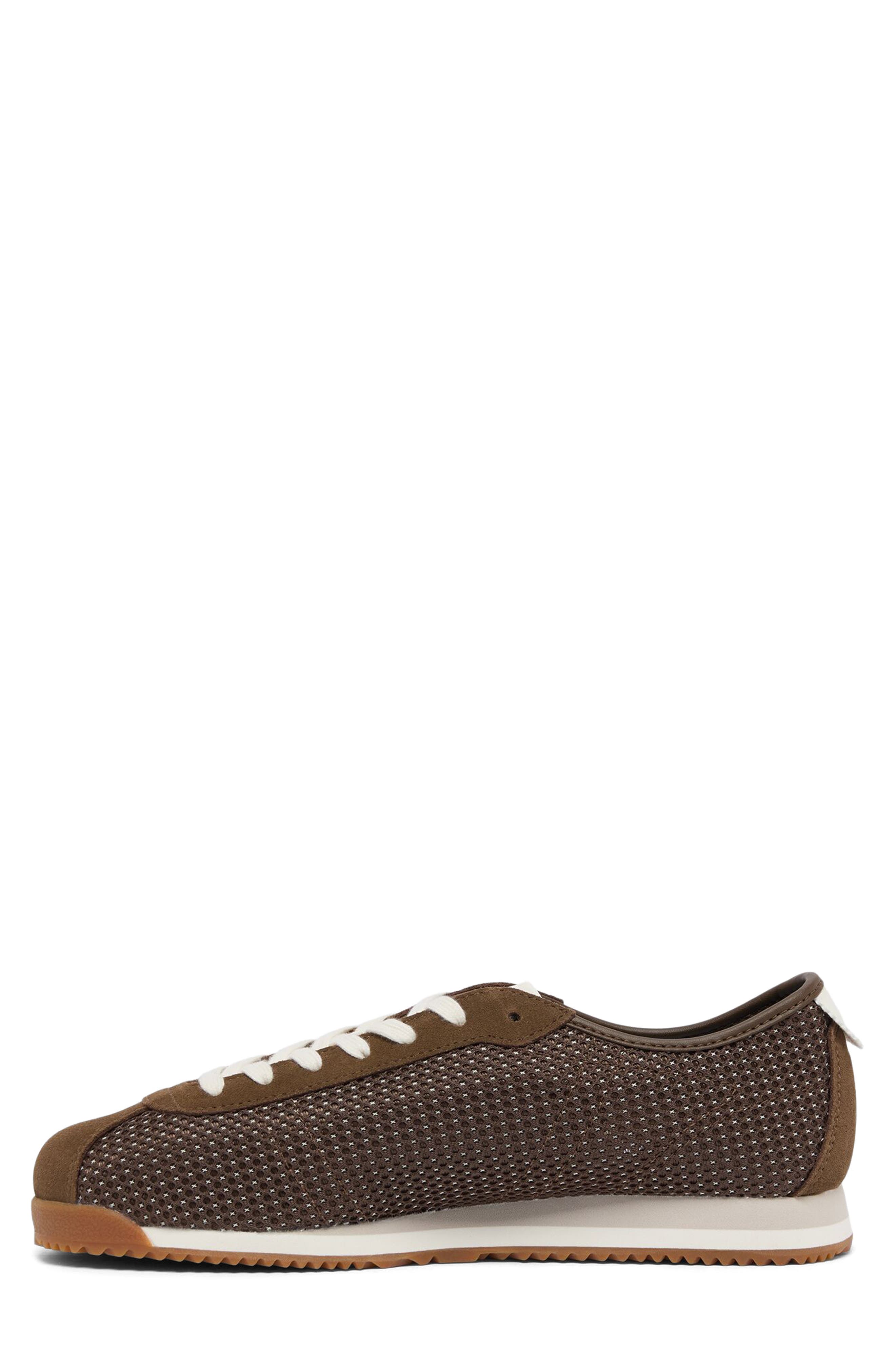 Club Low Sneaker, Alternate, color, BROWN/ OFF WHITE