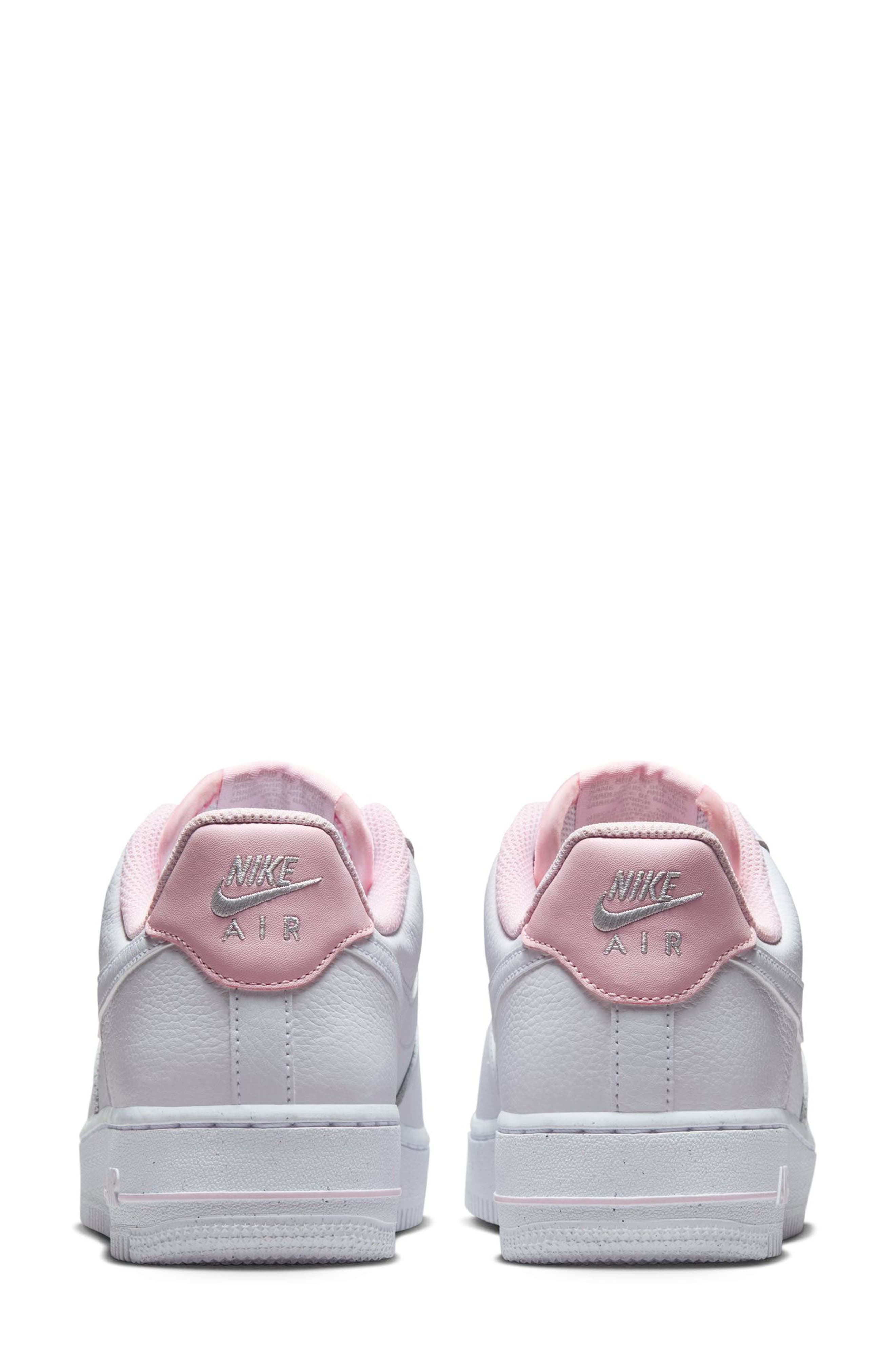 Nike Air Force 1 '07 Sneaker, Alternate, color, Pink/ White/ Grey/ Silver