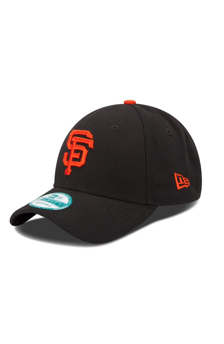 New Era Men's New Era Black San Francisco Giants Team League 9FORTY Adjustable Hat, Main, color,