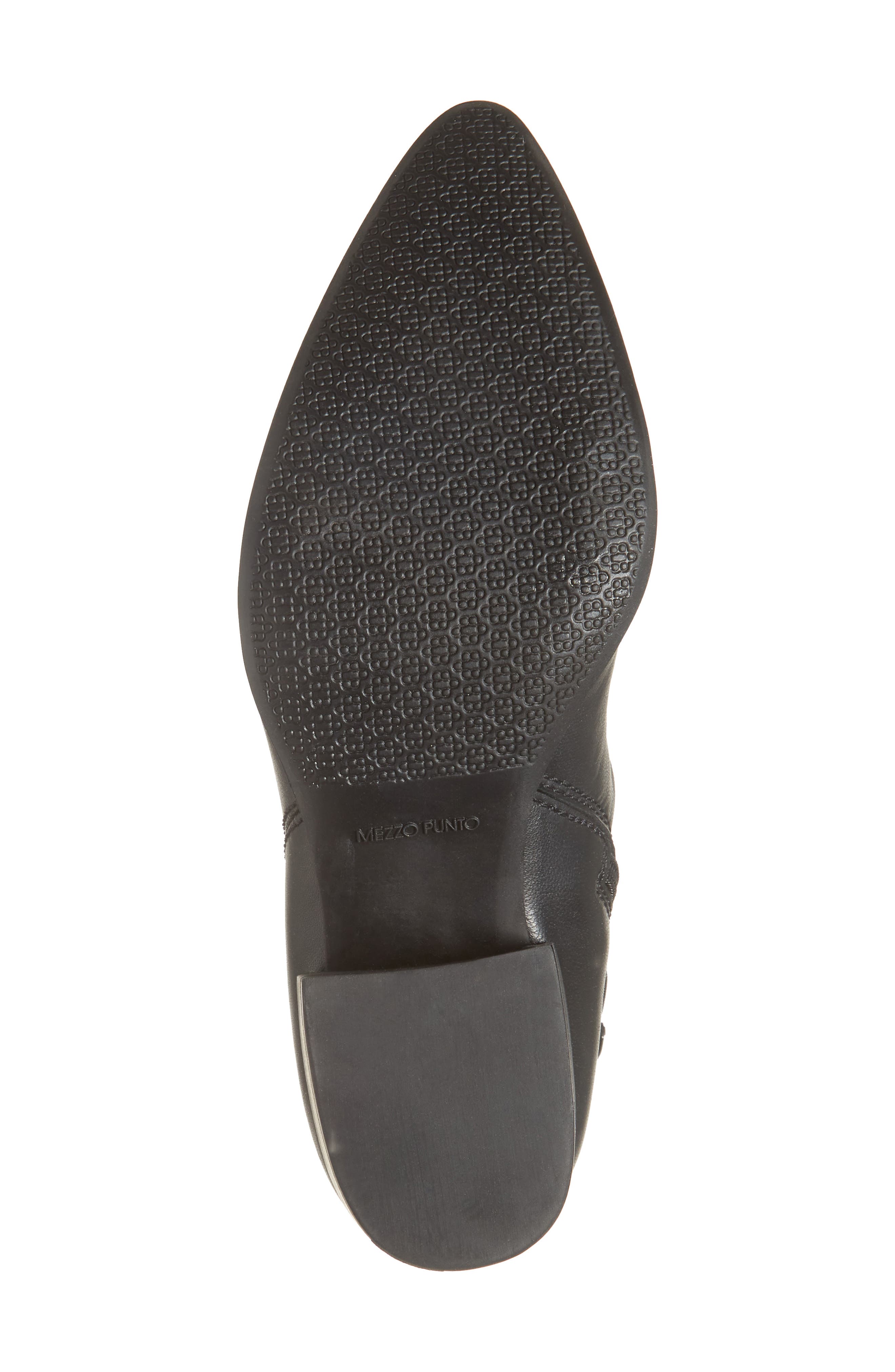 Chocolat Blu Lian Block Heel Bootie, Alternate, color, Black Leather