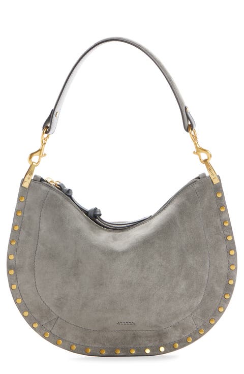 Oskan Soft Suede Zipped Shoulder Bag (Nordstrom Exclusive)