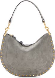 Isabel Marant Oskan Soft Suede Zipped Shoulder Bag