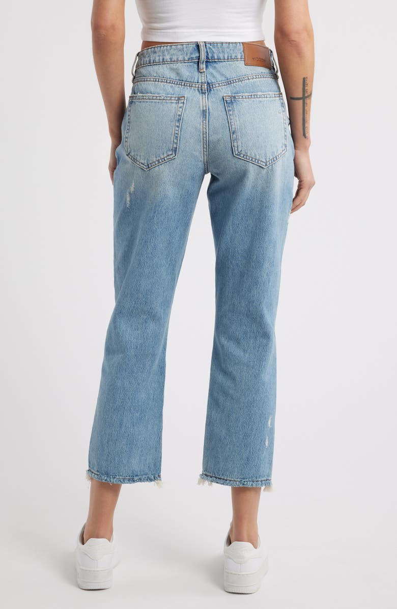 HIDDEN JEANS Classic Summer Distressed Straight Leg Jeans, Alternate, color, 