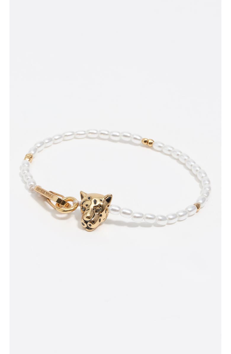 Bimba y Lola Panther Pearls Bracelet, Main, color, Pearl