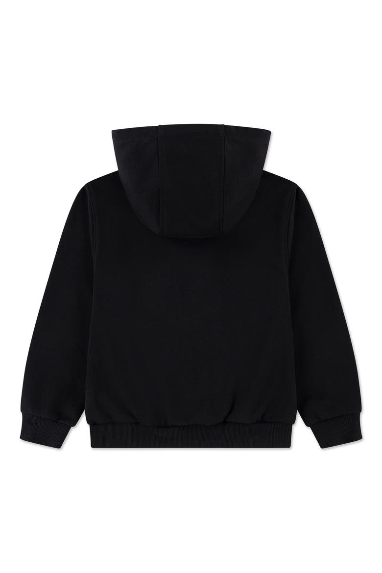 Kids' Sportswear Swoosh French Terry Hoodie, Alternate, color, BLACK