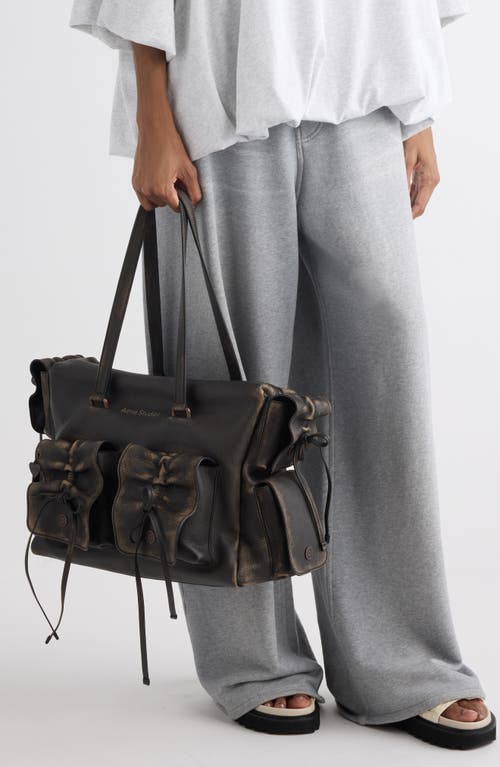 ACNE STUDIOS ACNE STUDIOS MULTIPOCKET WASHED LEATHER TOTE 