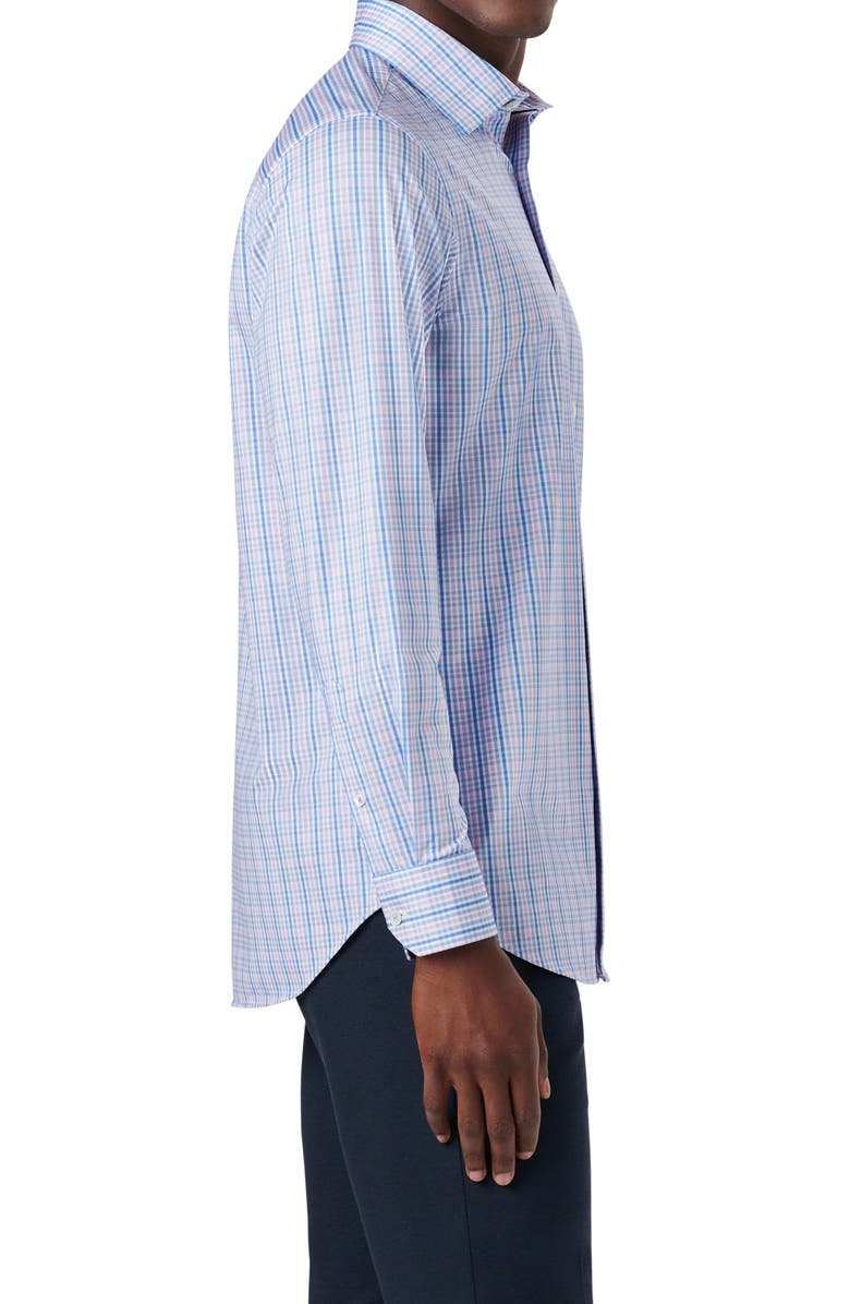 Bugatchi OoohCotton<sup>®</sup> Check Button-Up Shirt, Alternate, color, 