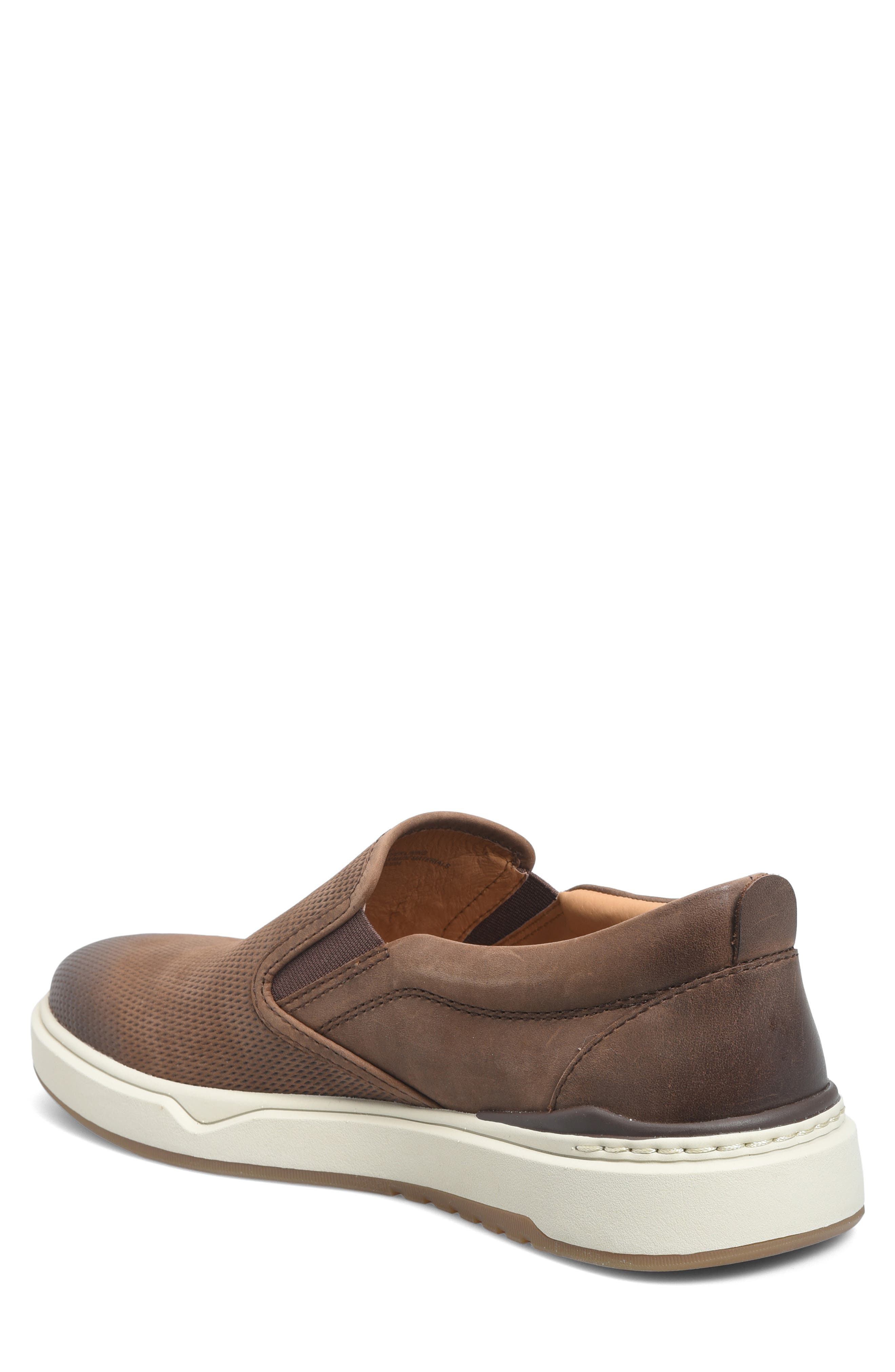Jacob Leather Slip On Sneaker, Alternate, color, SABLE