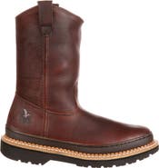 Georgia Boot Padded Pullon Work Boot