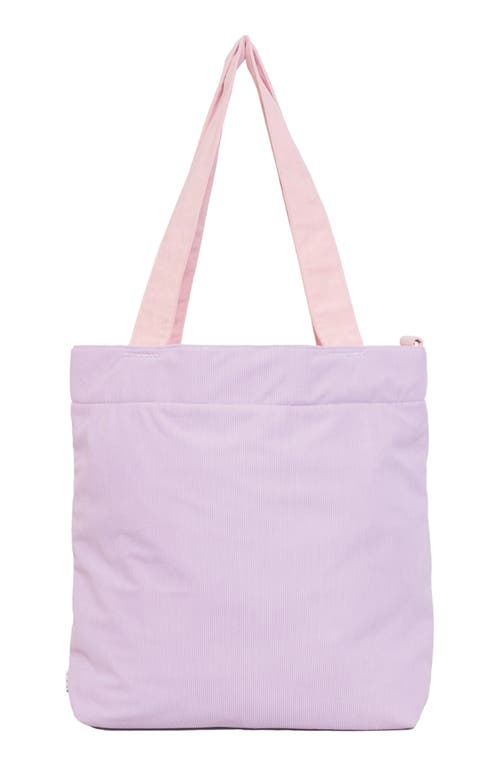 Mimish Kids' Colorblock Corduroy & Faux Shearling Tote