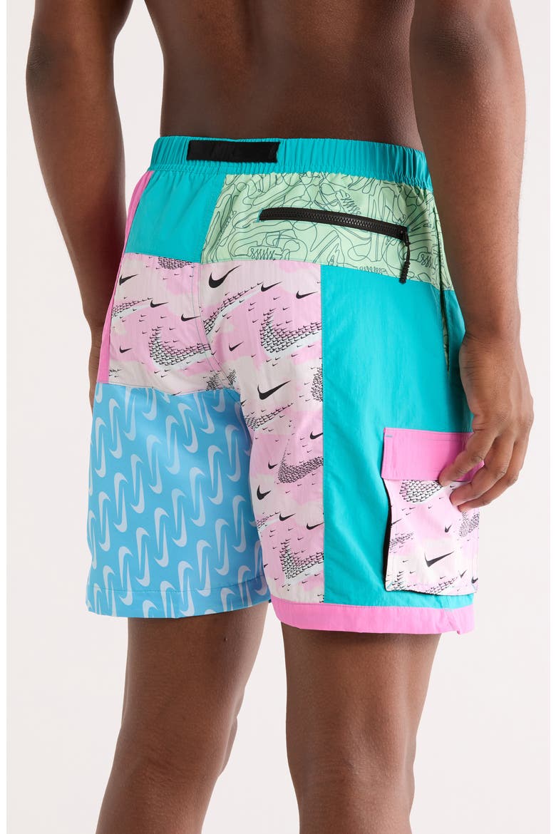 7-Inch Volley Swim Trunks, Alternate, color, DUSTY CACTUS