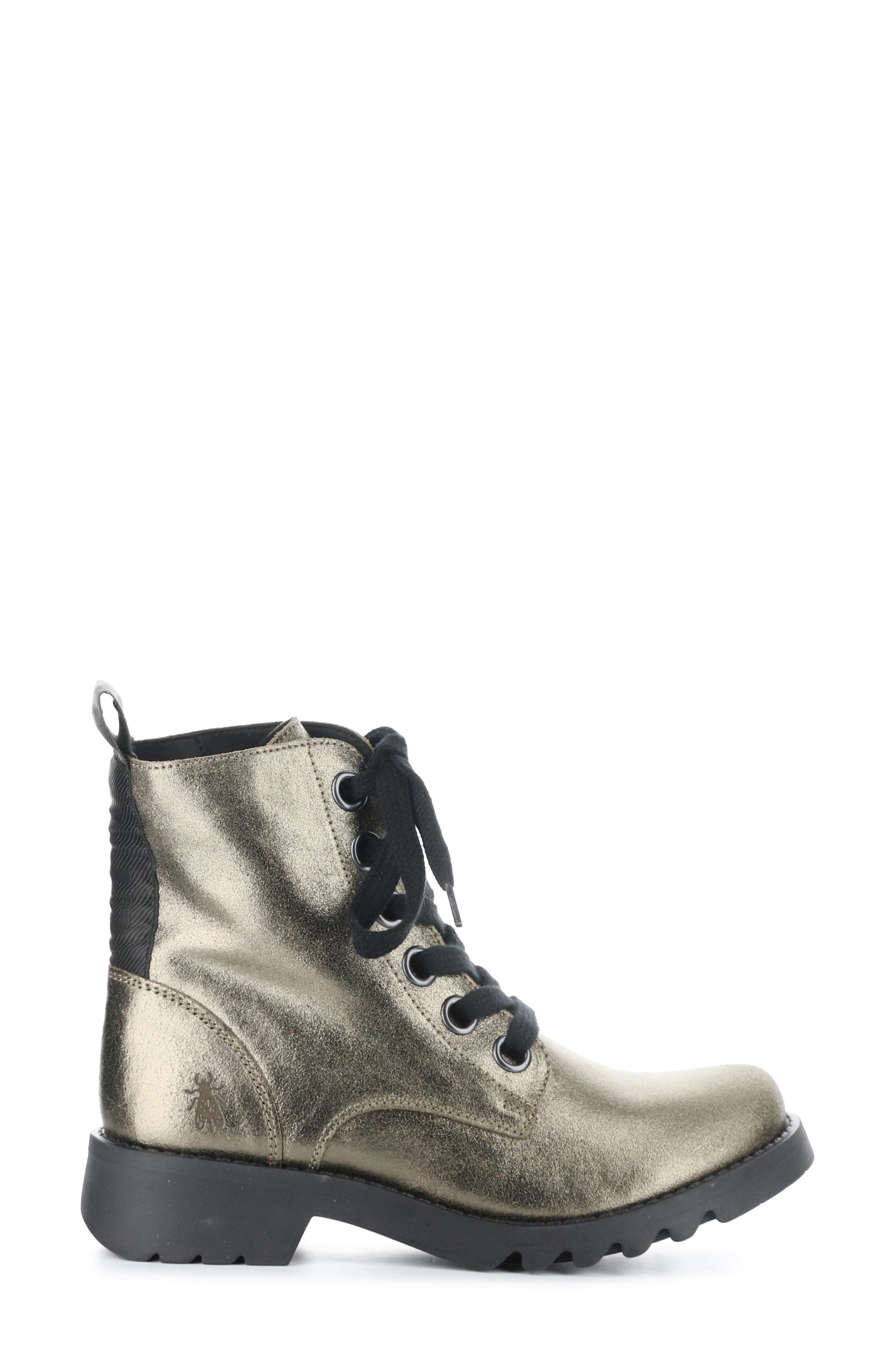 Fly London Ragi Combat Boot, Alternate, color, 040 Dk Gold Valley